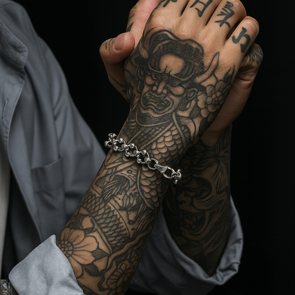 Set Collar y Brazalete NEBULA MESH
