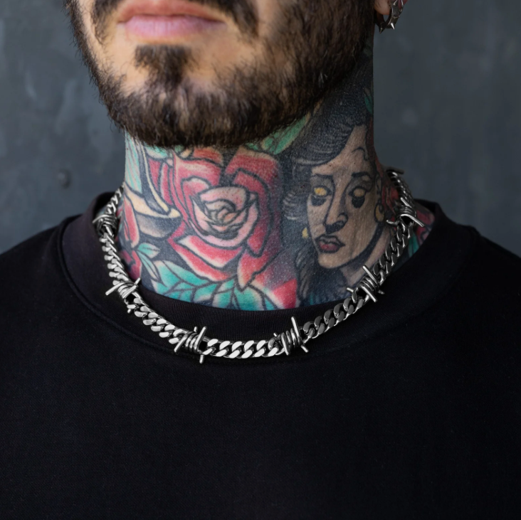 Set Collar y Brazalete BARBED SOUL