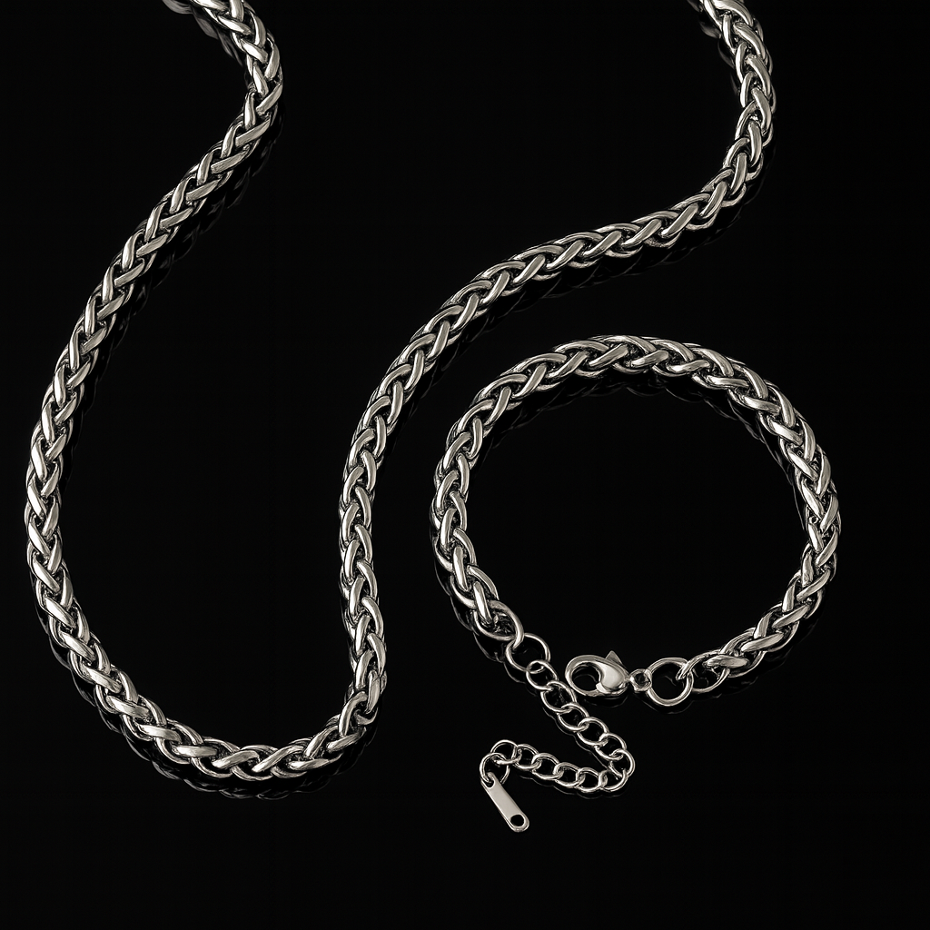 Set Collar y Brazalete ARGENTO