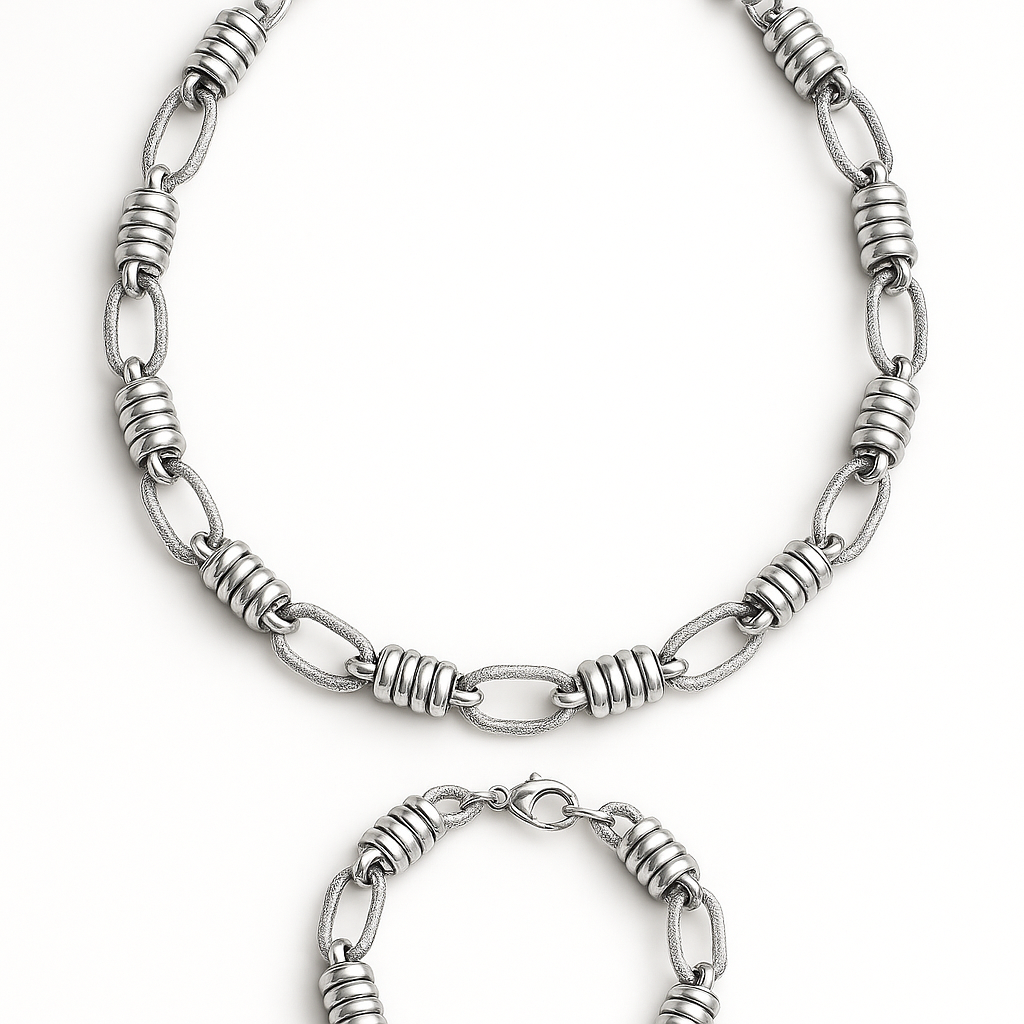 Set de Collar y Brazalete STEELCORE