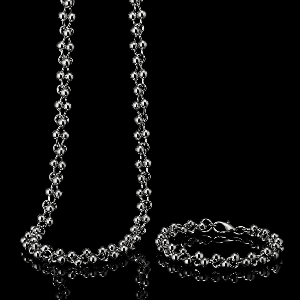 Set Collar y Brazalete NEBULA MESH