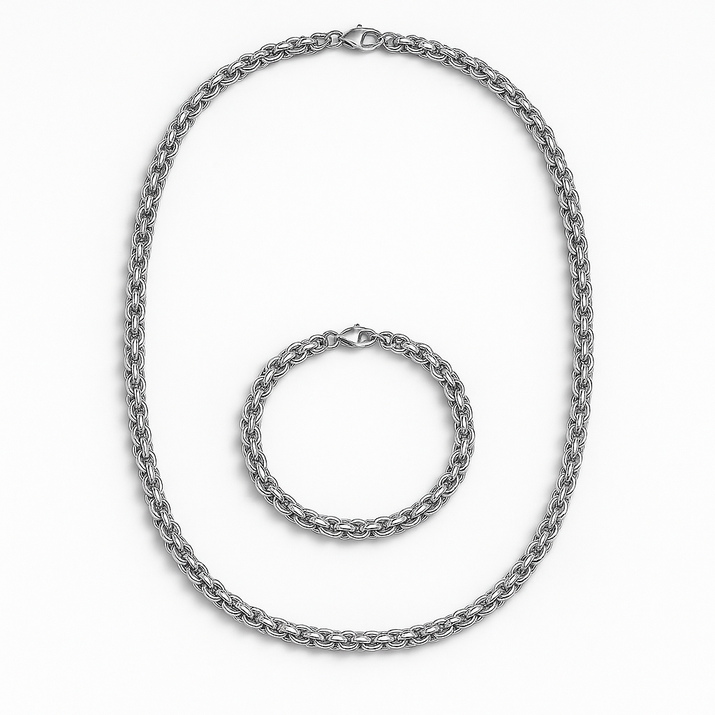 Set Collar y Brazalete THORNED LINK