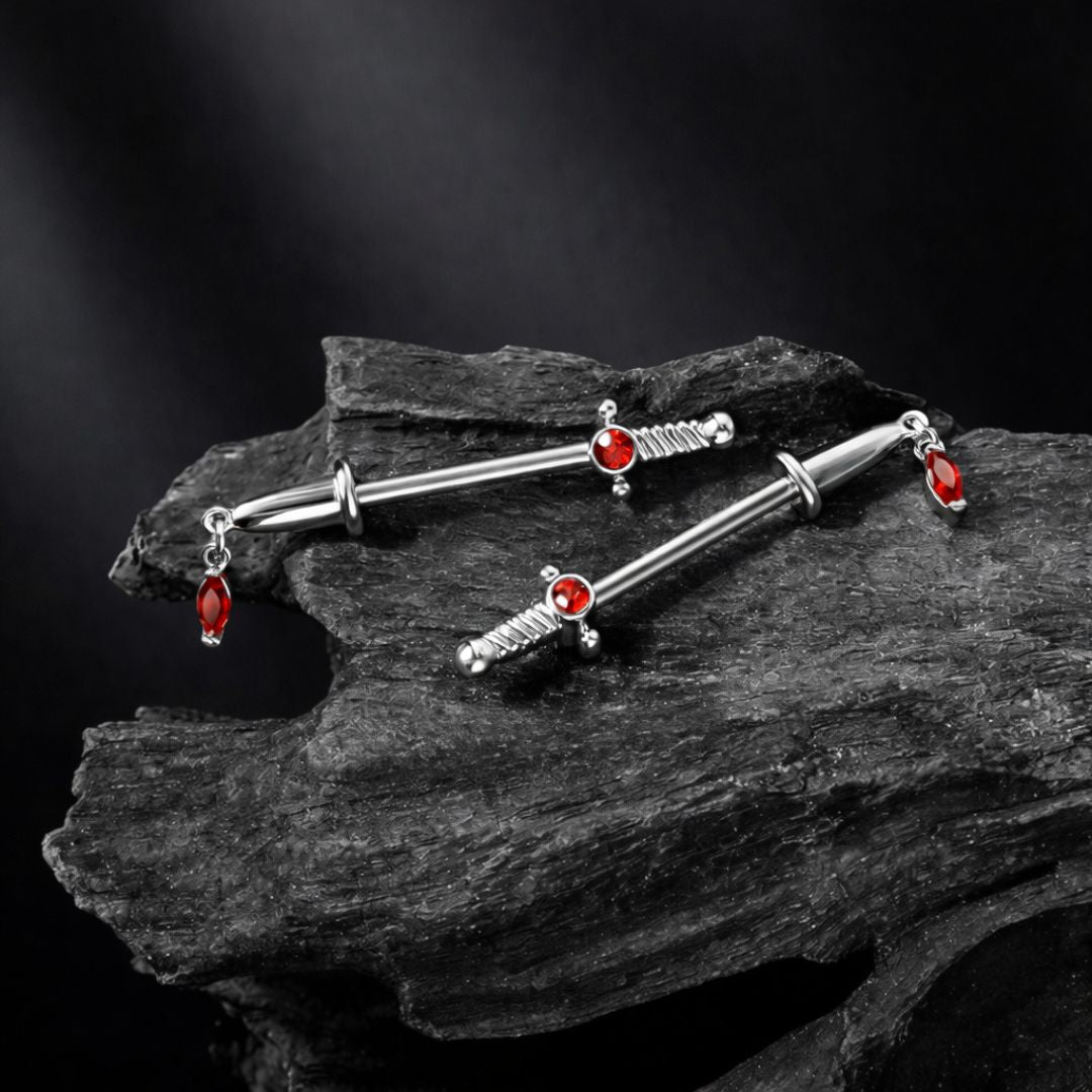 Piercing CRIMSON BLADE NIPPLE