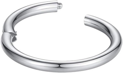 Abraza Lóbulo TITAN RINGS en Acero Inoxidable | Expansiones desde 6mm