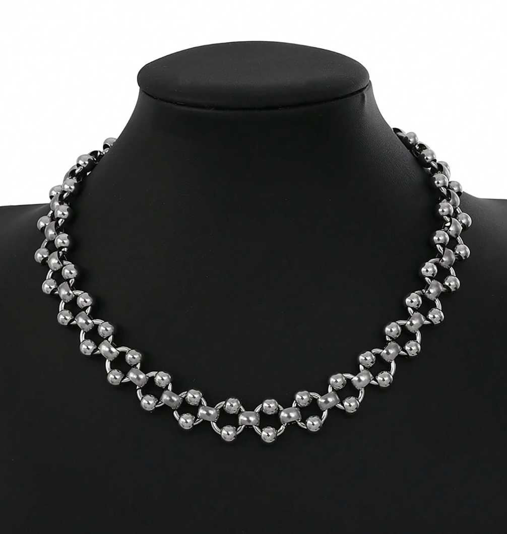 Set Collar y Brazalete NEBULA MESH