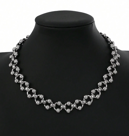 Set Collar y Brazalete NEBULA MESH