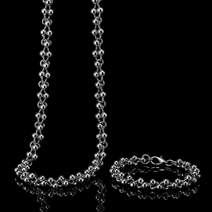 Set Collar y Brazalete NEBULA MESH