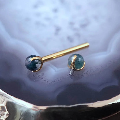 Piercing GREEN MOSS NIPPLE