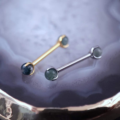 Piercing GREEN MOSS NIPPLE