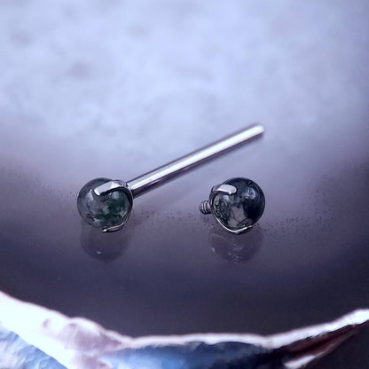 Piercing GREEN MOSS NIPPLE