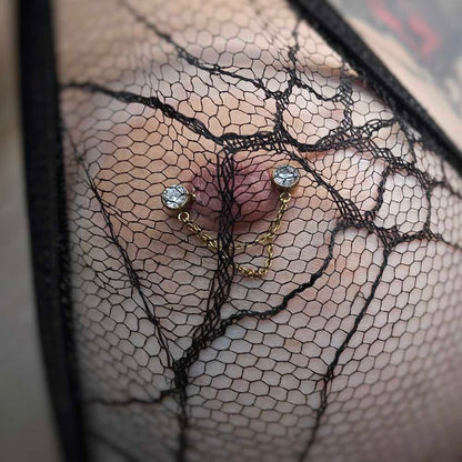 Piercing LUMIN CHAIN NIPPLE
