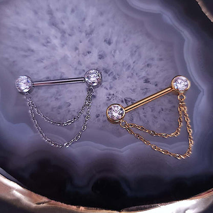 Piercing LUMIN CHAIN NIPPLE