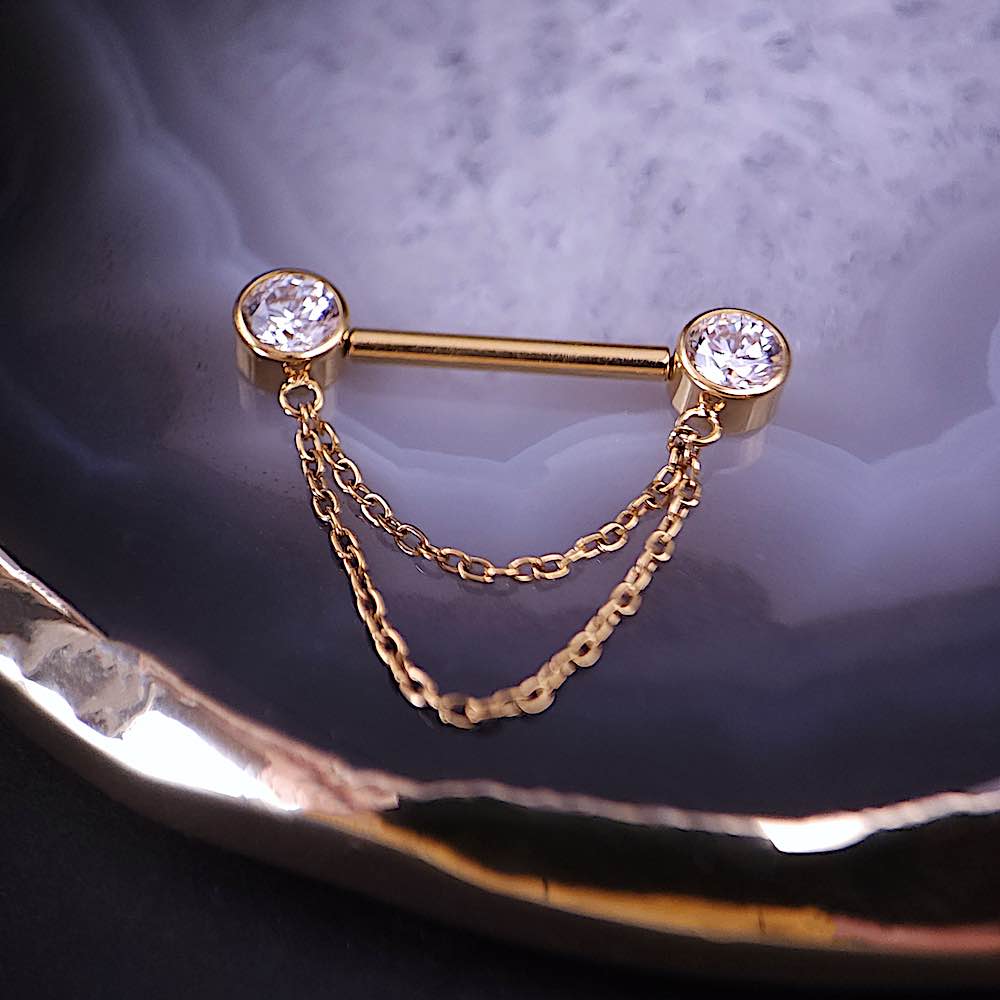 Piercing LUMIN CHAIN NIPPLE