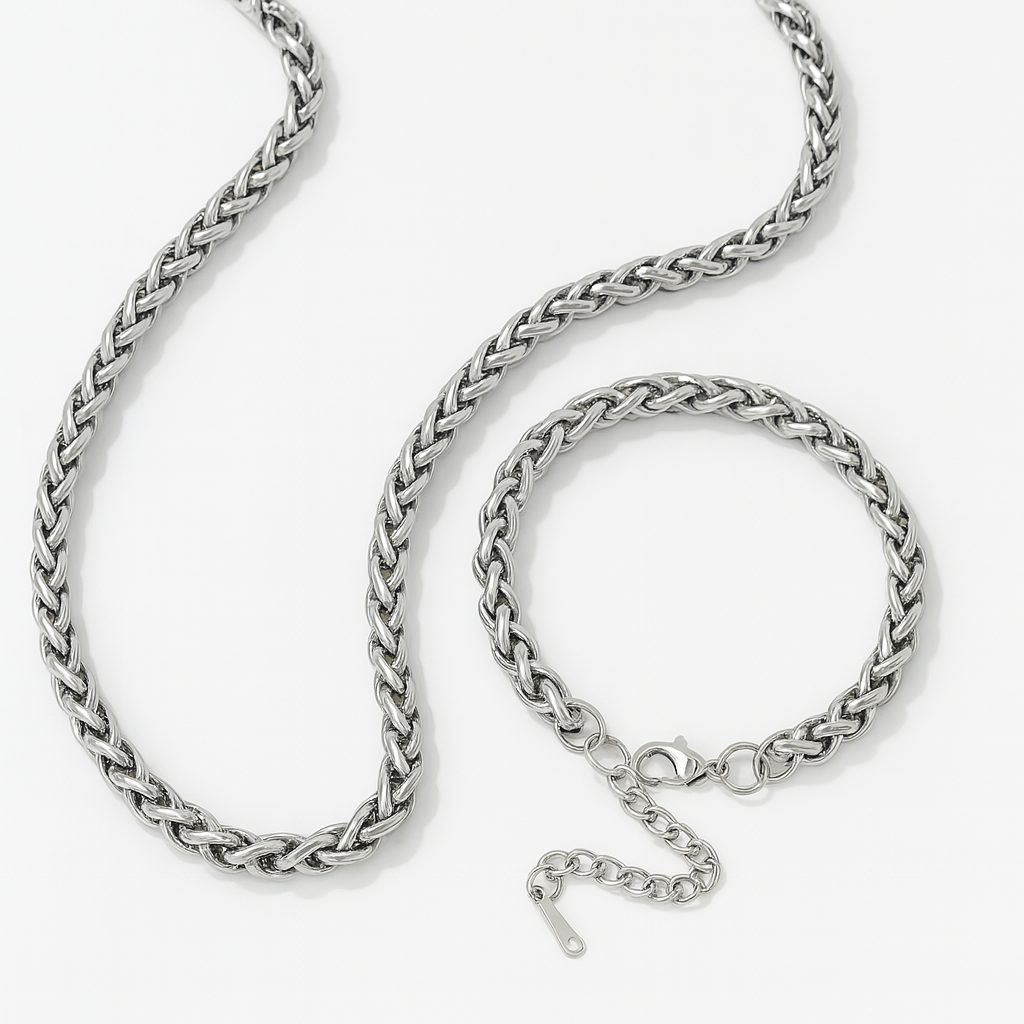 Set Collar y Brazalete ARGENTO