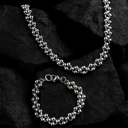 Set Collar y Brazalete NEBULA MESH