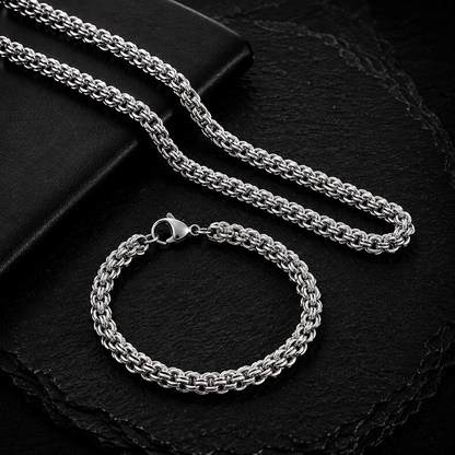Set Collar y Brazalete THORNED LINK