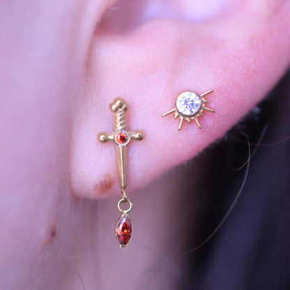 Piercing ASTRAL CROWN STUD