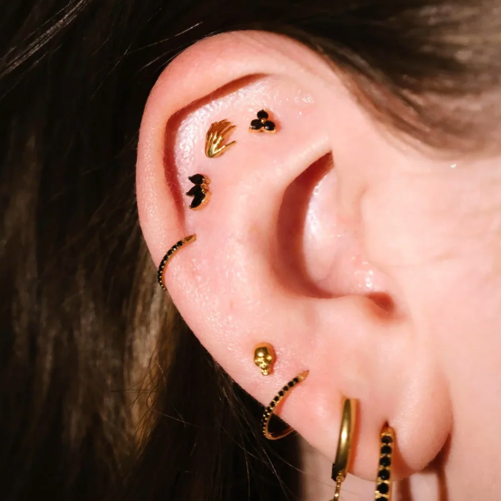 Piercing HAND SKELETON