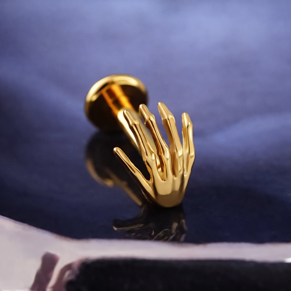 Piercing HAND SKELETON
