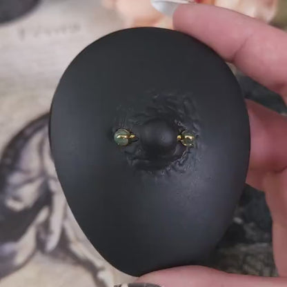 Piercing GREEN MOSS NIPPLE