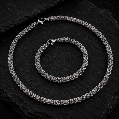 Set Collar y Brazalete THORNED LINK